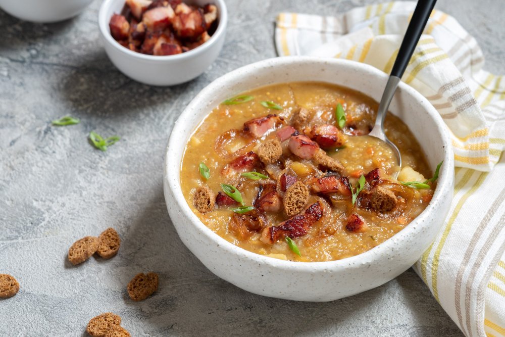 Caldo de Feijão com Bacon