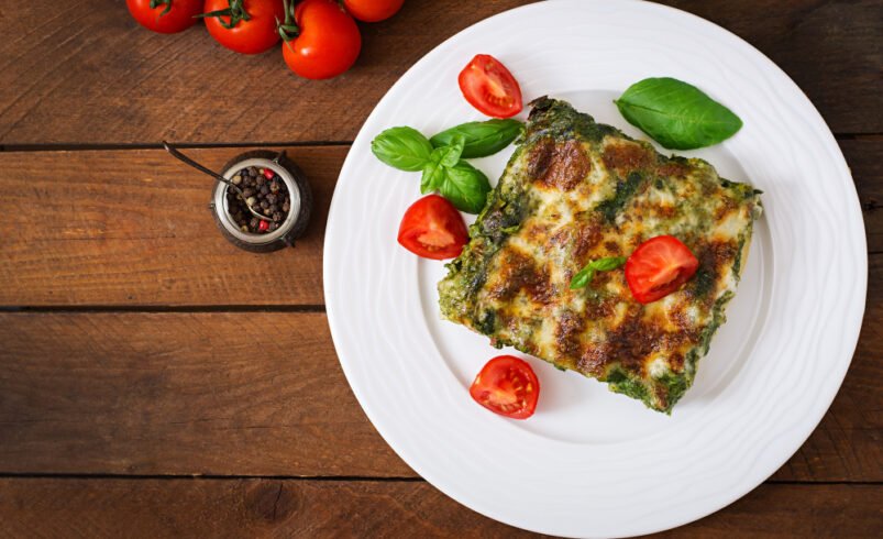 Quiche de Espinafre com Ricota