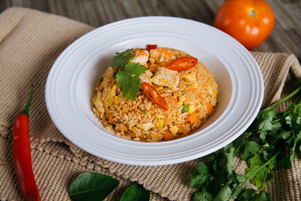 Arroz de Forno com Frango e Legumes