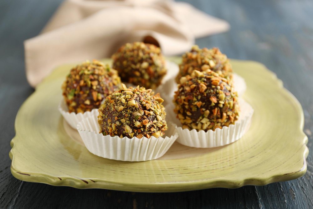 Pistache do Amor: Bombom Verde com Brigadeiro Gourmet